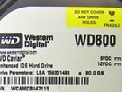 WD物理坏道数据恢复成功 WDC WD800BB